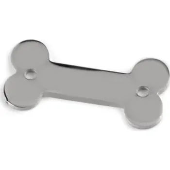 Přívěsek Přívěsek / mezidíl k výrobě šperků z nerezové oceli nekonečno, kost, motýl, srdce, velké, 2 platina kost