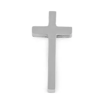 Přívěsek Přívěsek z nerezové oceli křížek 10x21 mm, velké, 1 platina