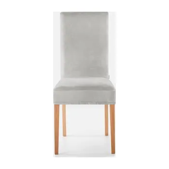 Potah na židli Potah na židli stříbrný SENTO 48x48x58 4 ks