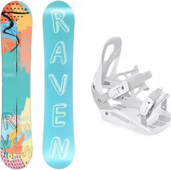 Snowboarding Raven Anna snowboard + Raven S230 White vázání 146 cm + vázání S/M (EU 37-42) + DÁREK + Doprava ZDARMA