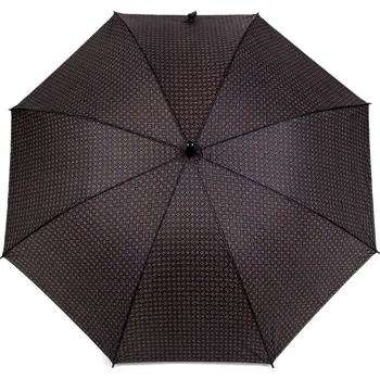 Deštník Pánský vystřelovací deštník se vzorem, velké, 5 hnědá tmavá