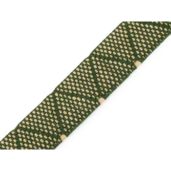 Oboustranný popruh šíře 30 mm, střední, 1 zelená