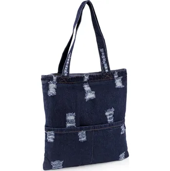 Riflová taška, velké, 3 modrá tmavá