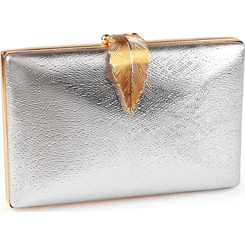 Kabelka Kabelka - psaníčko s designovým zapínáním, střední, 1 stříbrná růžovozlatá