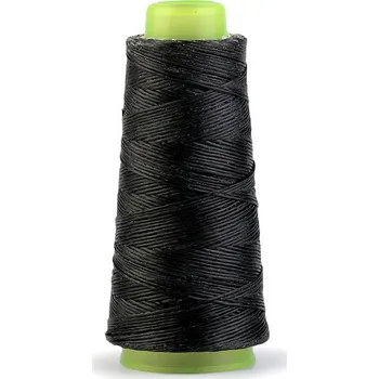 Nit Voskované polyesterové nitě / dratev, střední, 2 (4322) černá