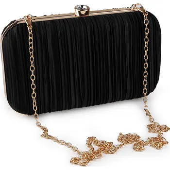 Kabelka Kabelka - psaníčko řasená, velké, 3 černá