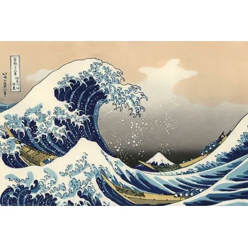 Plakát Plakát 61x91,5cm - Katsushika Hokusai - The Great Wave off Kanagawa