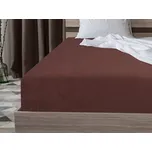 Froté prostěradlo EXCLUSIVE tmavě hnědé 160x200 cm