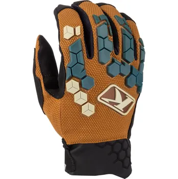 Moto rukavice KLIM Rukavice Dakar Hnědá M