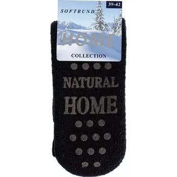 Pánské ponožky Silné protiskluzové ponožky 70961 - 43-46 / černá
