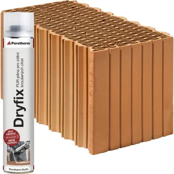 zdivo Cihla Porotherm 50 EKO+ Profi Dryfix P8 broušená – 248×500×249 mm
