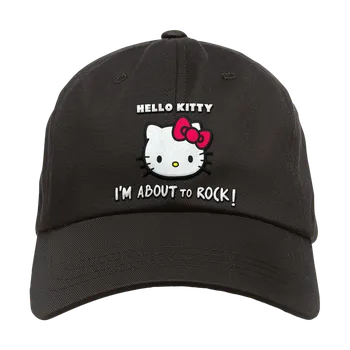Kšiltovka Kšiltovka Anime z Hello Kitty - Metal-Kids - I'm About To Rock - Deti - černá