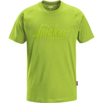 Pánské tričko Tričko Snickers Workwear limetkové - Zelená / L / L / zelená