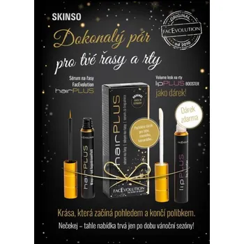 Výživa řas a obočí FacEvolution HAIRPLUS Sérum 4,5 ml +DÁREK lesk na rty lip PLUS booster Růstové sérum pro řasy a obočí