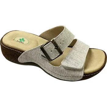 Dámská zdravotní obuv Dámské vycházkové pantofle N/109/5/11 šedé 37