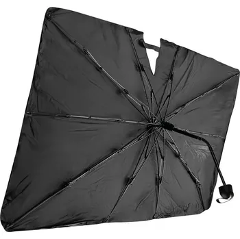 Stínítko do auta Lampa Interiérová protisluneční clona do auta ve tvaru deštníku , velikost S 125x65 cm