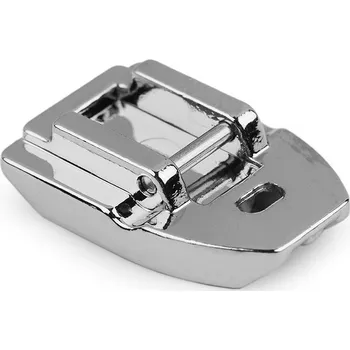 Příslušenství k šicímu stroji Patka na skrytý zip kovová, střední, nikl