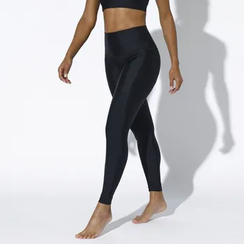 Dámské legíny Legíny s push-up efektem a vysokým pasem černá 38/40