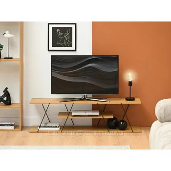 Televizní stolek Designový televizní stolek MATTEO - dub / černý