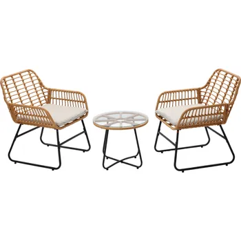 Zahradní sestava Zahradní set CHANEL - hnědý / černý / šedý