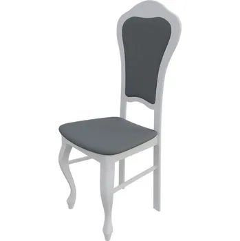 Jídelní židle Čalouněná jídelní židle MOVILE 11 - bílá / šedá 1