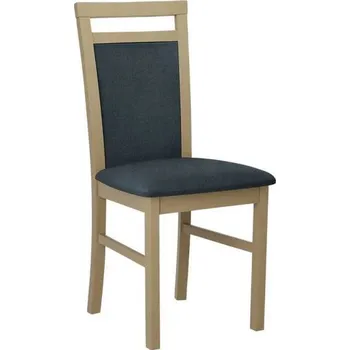 Jídelní židle Kuchyňská židle FRATONIA 3 - dub sonoma / modrá