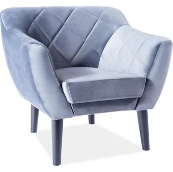 Křeslo Skandinávské křeslo AISHA - šedé / wenge