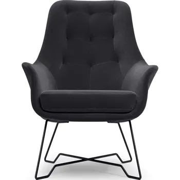 Křeslo Čalouněné konferenční křeslo GANDER - černé