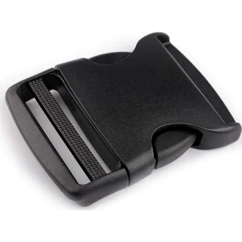 Spona trojzubec šíře 50 mm, střední, černá