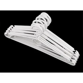 Ramínko Plastové ramínko univerzální otočné 40 cm, střední, 1 bílá