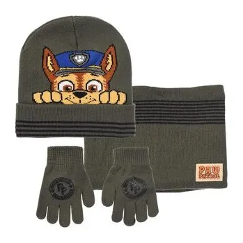Čepice SOUPRAVA ČEPICE, NÁKRČNÍK A RUKAVICE TLAPKOVÁ PATROLA - velikost 54