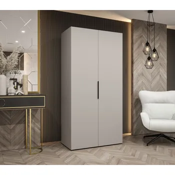 Šatní skříň Šatní skříň 100 cm TUANA - kašmírová / černá