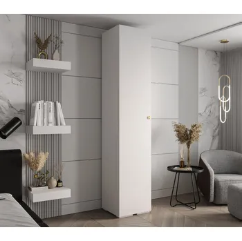 Šatní skříň Předsíňová skříň SAVELA 2 - 50 cm, bílá