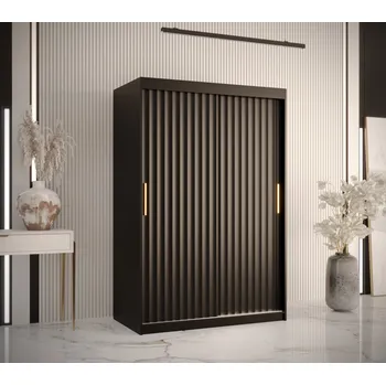 Šatní skříň Šatní skříň RADKIN 1 - šířka 120 cm, černá