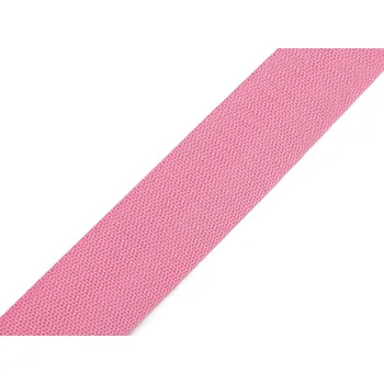 Popruh polypropylenový šíře 30 mm tloušťka 1 mm, střední, 36 růžová sv.