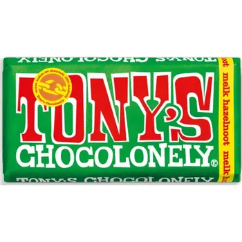 Čokoláda Tony's Chocolonely mléčná čokoláda s lískovými oříšky 240 g