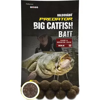 Boilies Haldorádó Boilies Catfish Bait 1kg 30mm Liver/Monster Crab (HD33971)