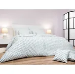 DADKA VRACOV Povlečení krep Malé růže modré 240x200, 2x70x90 cm