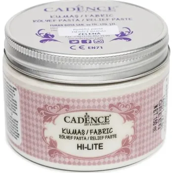 Speciální výtvarná barva Cadence Fabric 3D pasta měnící barvu 150 ml - zelená