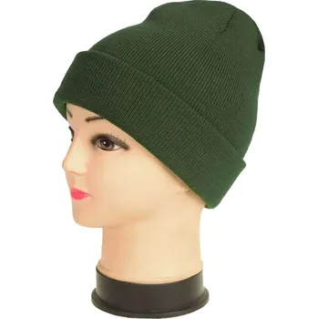 Pokrývka hlavy Čepice na zimu zelená (Zimní čepice v zelené barvě)
