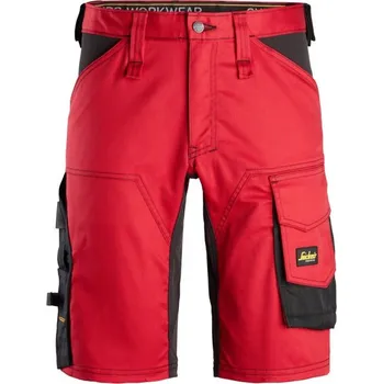 pracovní kraťasy Snickers Workwear | Pracovní kraťasy AllroundWork Stretch červené - Červená / 52 / 52 / červená
