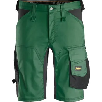 pracovní kraťasy Snickers Workwear | Pracovní kraťasy AllroundWork Stretch zelené - Zelená / 48 / 48 / zelená