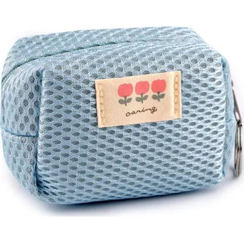 Dívčí pouzdro / klíčenka 8,5x6 cm, velké, 4 modrá světlá