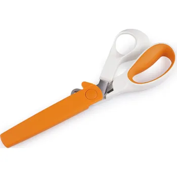 Krejčovské nůžky Krejčovské nůžky Fiskars na silné látky délka 21 cm, střední, bílá oranžová