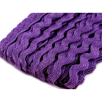 Hadovka - vlnovka šíře 5 mm, střední, 41 fialová