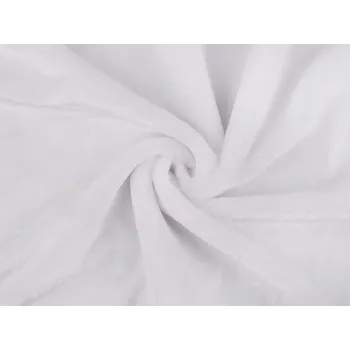 Kožešina medvídek, střední, 1 bílá