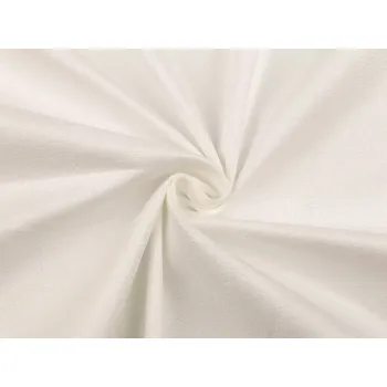 Úplet / imitace broušené kůže, střední, 1 Off White