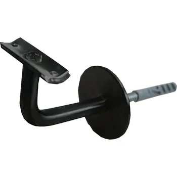 Zábradlí Držák zábradlí nerez/černá, pro průměr 42,4 mm do zdi Černá