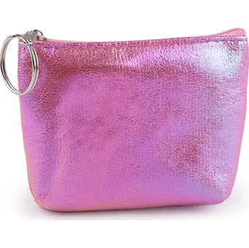 Peněženka Malá peněženka / klíčenka holografická 11x8 cm, velké, 6 fialovorůžová