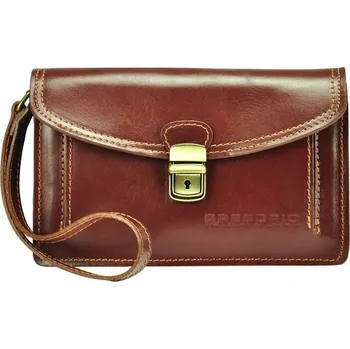 Pánská aktovka Pánská kožená Sáček Gregorio 212 v barvě hnědá